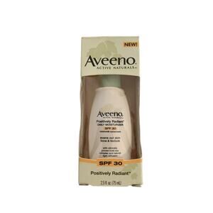 Aveeno Positively Radiant Daily Moisturizer SPF 30, 2.5 fl. oz - W Box Original